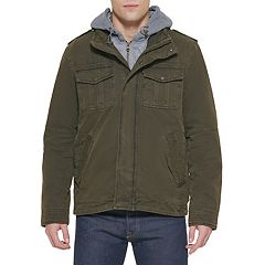 Kohl's army green jacket sales