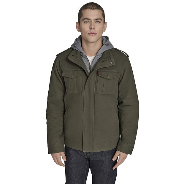 Men's Levi's® Hooded Sherpa Lined Trucker Jacket