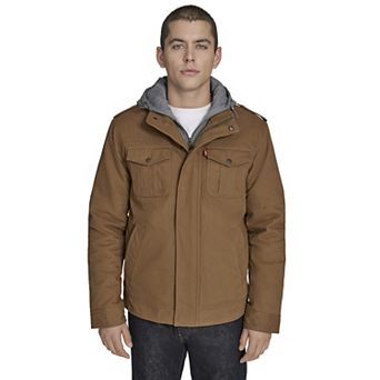 Men's Levi's® Hooded Sherpa Lined Trucker Jacket