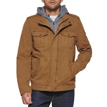 Men's Levi's® Hooded Sherpa Lined Trucker Jacket