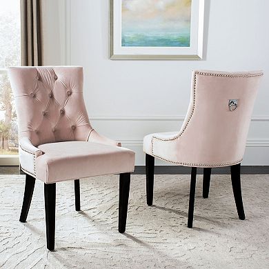 Safavieh Harlow Tufted Dining Chair 2-piece Set