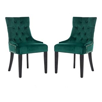 Safavieh Harlow Tufted Dining Chair 2 pc Set