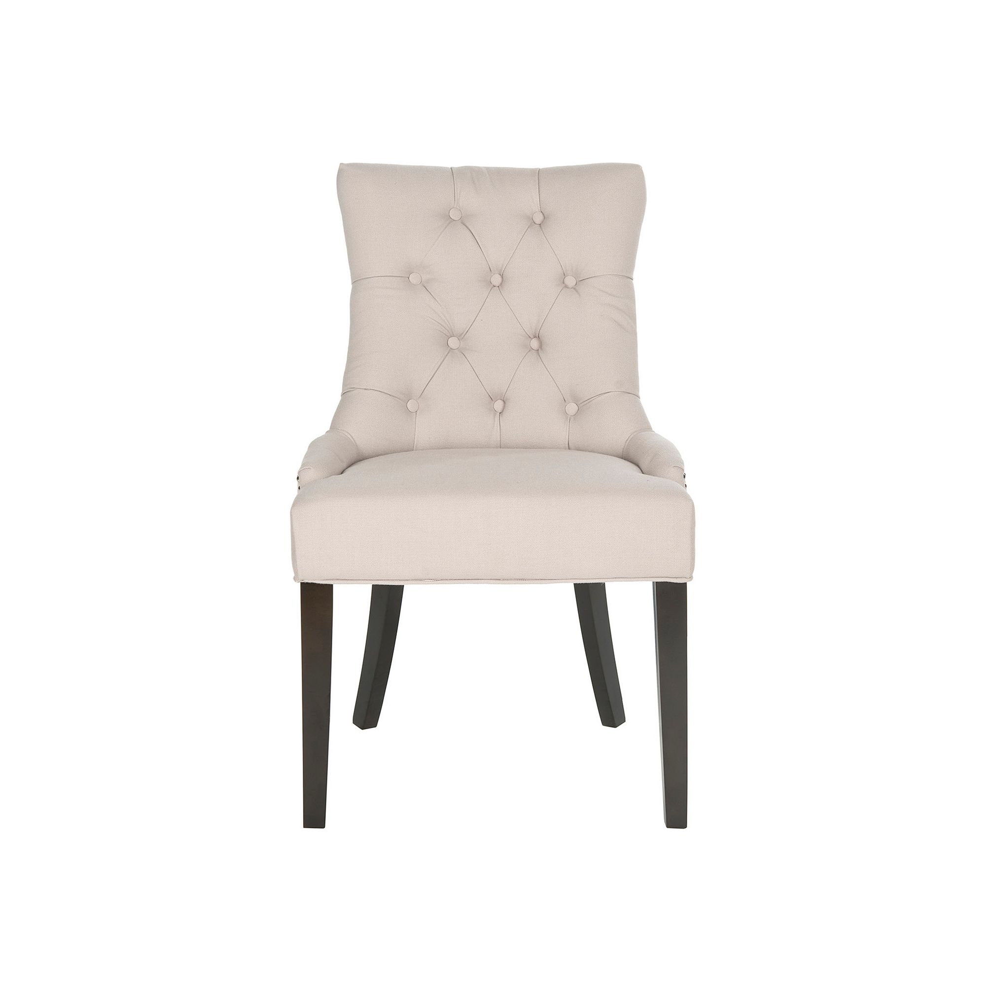 Safavieh Harlow Tufted Dining Chair 2-piece Set, Brown