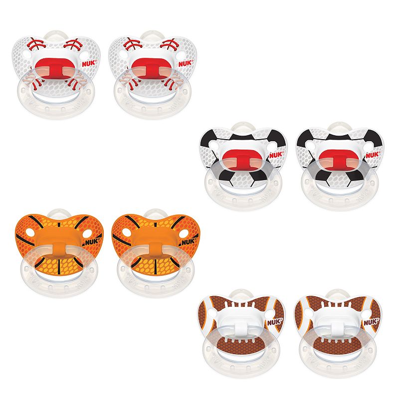 UPC 885131140357 product image for Nuk 8-pk. Sports Orthodontic Pacifiers | upcitemdb.com