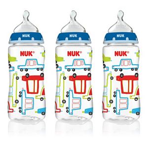NUK 3-pk. 10-oz. Core Medium Flow Orthodontic Bottles