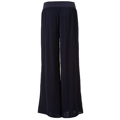 Women's Jennifer Lopez Silky Palazzo Pants