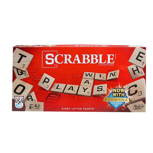 スクラブル（Scrabble） 手触りのよい本格木製駒 p706p5g Scrabble Word Game by Hasbro