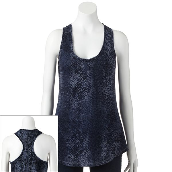 Rock & Republic® Snakeskin Racerback Tank - Women's