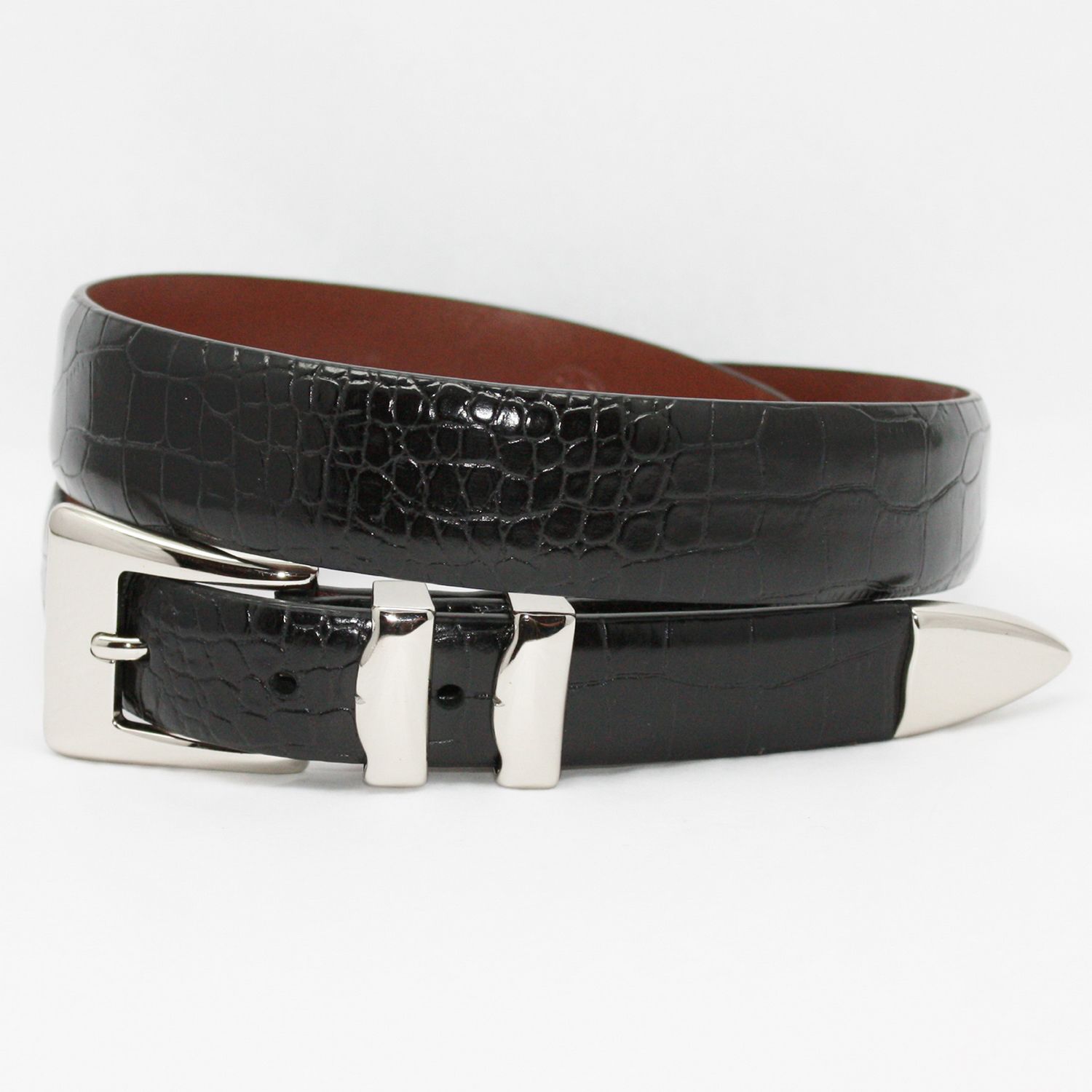 faux alligator belt