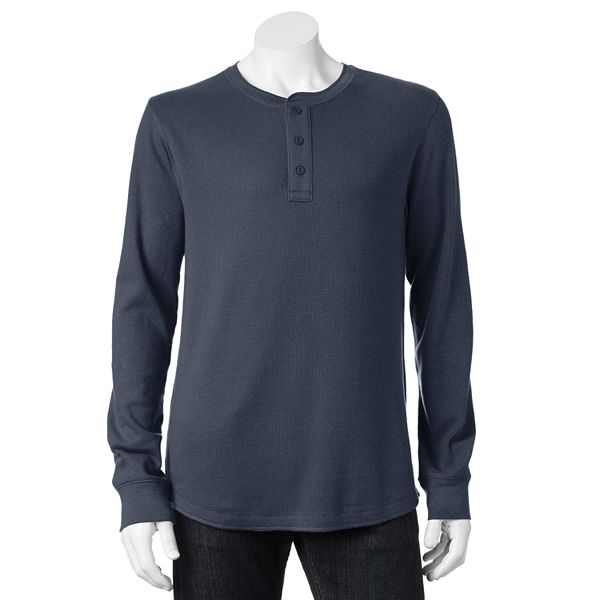 Big & Tall Sonoma Goods For Life® ClassicFit Thermal Henley