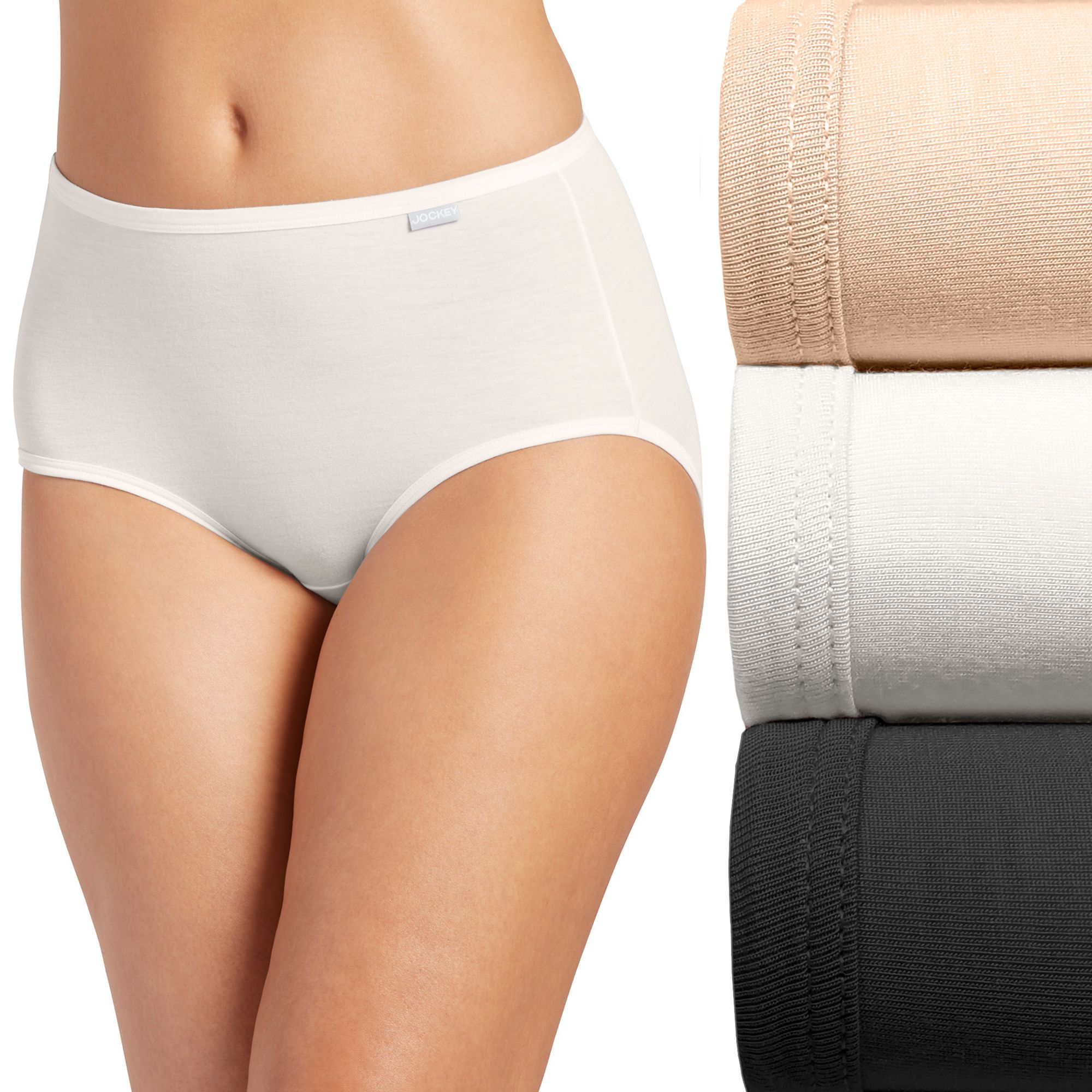 Womens Jockey® 3-pk. Supersoft Brief Panty Set 2073, Size: 9, Basics