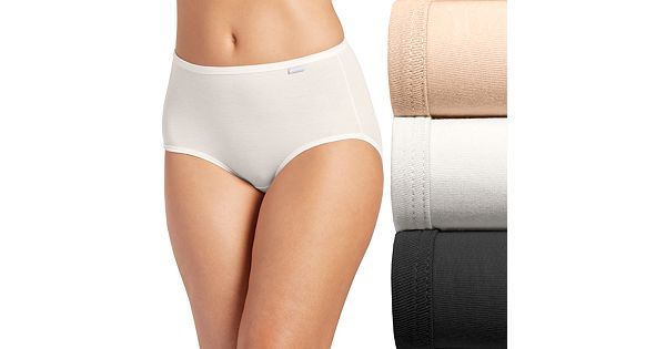 Jockey Elance Cotton Comfort Brief-3 Pk