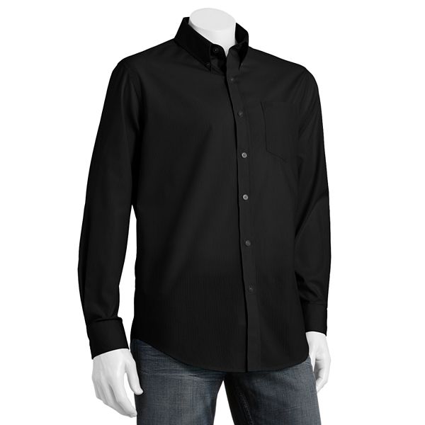 Croft & Barrow® Easy Care Striped Button-Down Collar Casual Shirt - Men