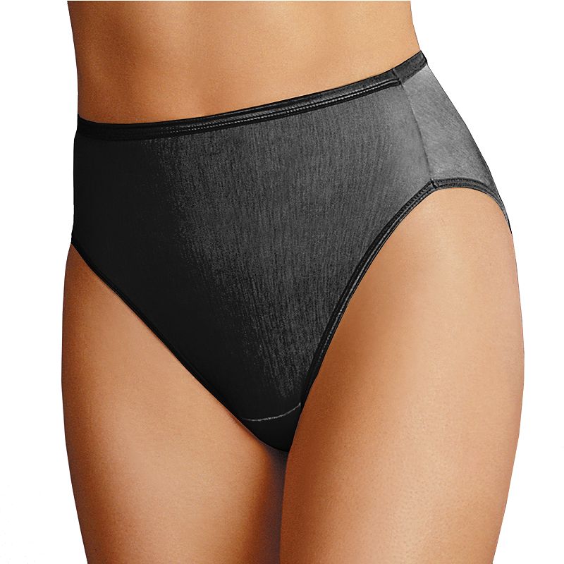 Women's Vanity Fair Lingerie® Illumination Hi-Cut Brief Panty 13108, Black