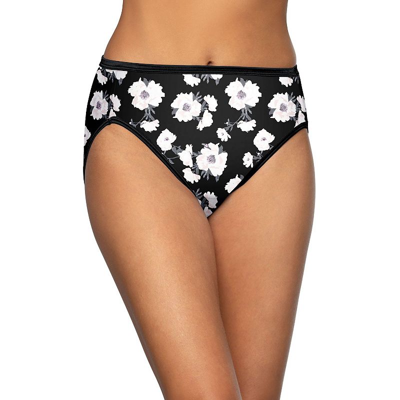 Women's Vanity Fair Lingerie® Illumination Hi-Cut Brief Panty 13108, Size: 6, Nightfall Print