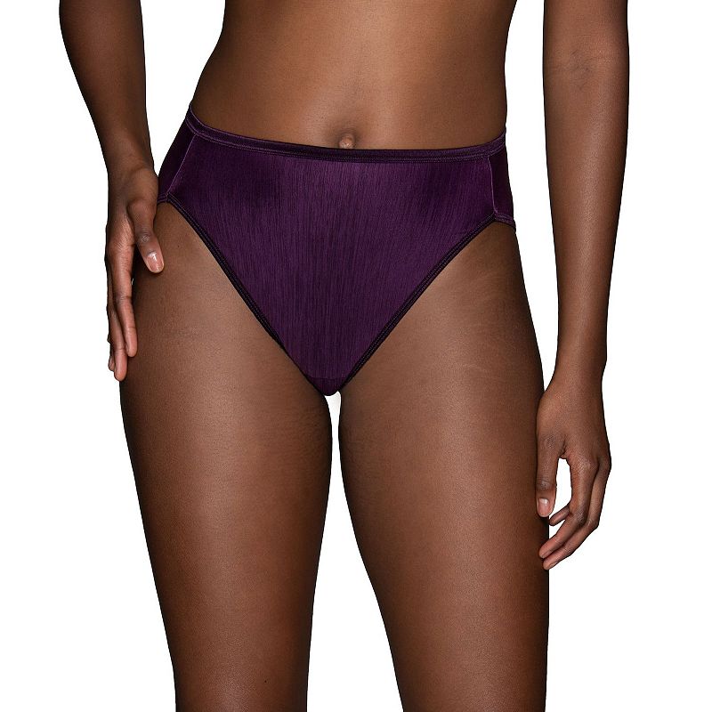 Women's Vanity Fair Lingerie® Illumination Hi-Cut Brief Panty 13108, Size: 6, Sangria