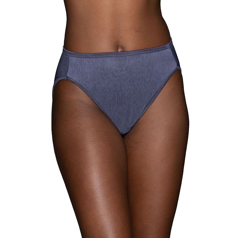 Women's Vanity Fair Lingerie® Illumination Hi-Cut Brief Panty 13108, Steele Purple