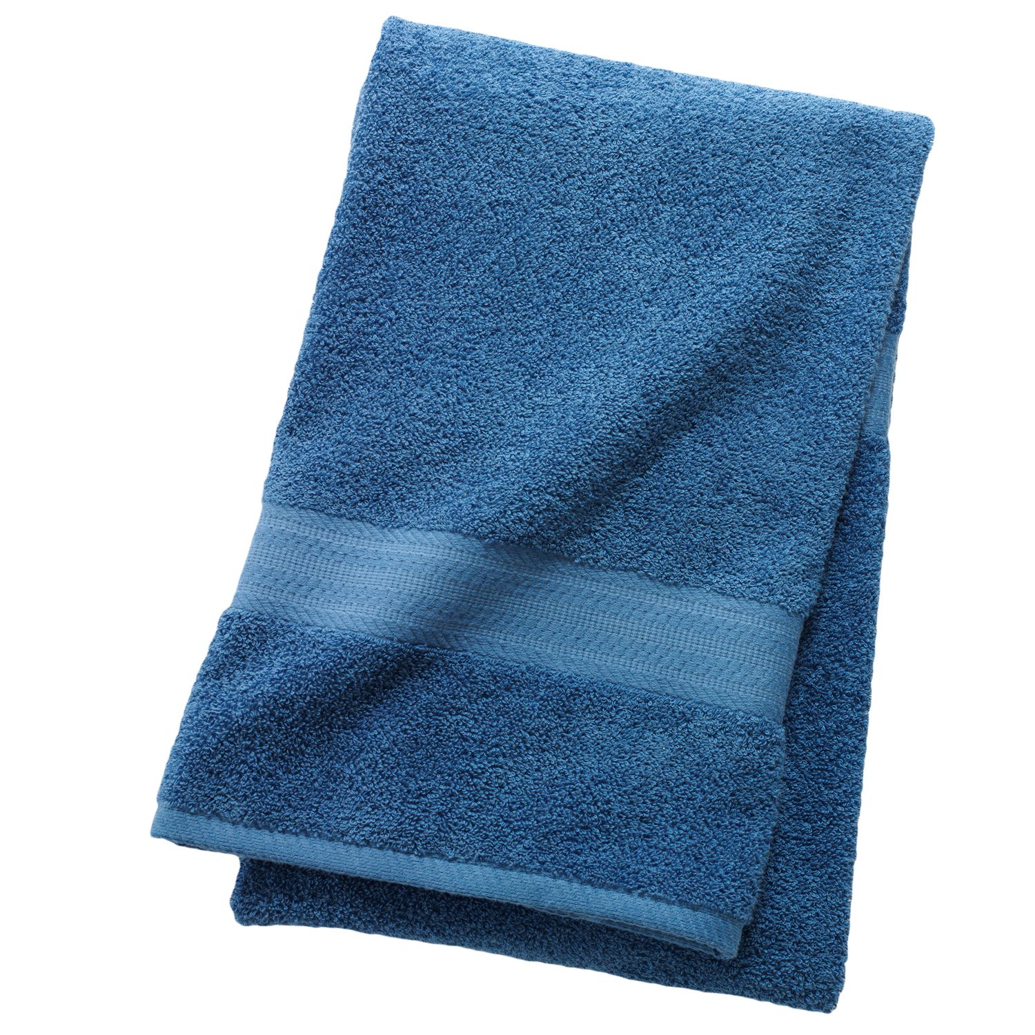 blue bathroom towels