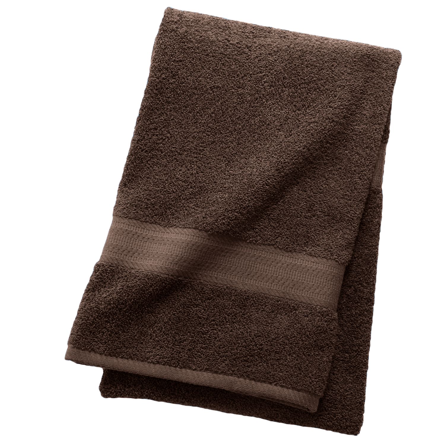 brown towels bathroom