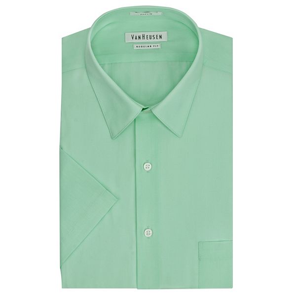 Men's Van Heusen Regular-Fit Poplin Easy-Care Point-Collar Dress Shirt