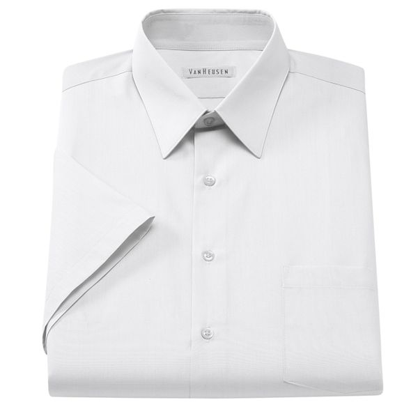 Men's Van Heusen Regular-Fit Poplin Easy-Care Point-Collar Dress Shirt