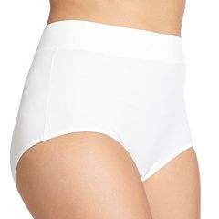 Warner's womens No Pinching No Problems Dig-free Comfort Waist With Lace  Smooth and Seamless Brief Rs1501p Underwear, White, Medium US at   Women's Clothing store