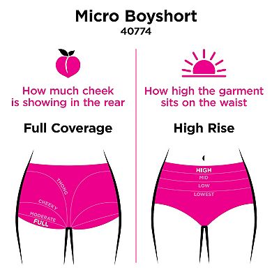 Women’s Maidenform Microfiber Boyshort Underwear 40774
