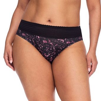 Warners No Pinching, No Problems® Dig-Free Comfort Waist with Lace Microfiber Hi-Cut 5109J