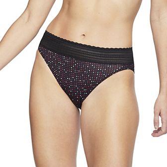 Warners No Pinching, No Problems® Dig-Free Comfort Waist with Lace Microfiber Hi-Cut 5109J