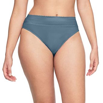 Warners No Pinching, No Problems® Dig-Free Comfort Waist with Lace Microfiber Hi-Cut 5109J
