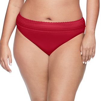 Warners No Pinching, No Problems® Dig-Free Comfort Waist with Lace Microfiber Hi-Cut 5109J