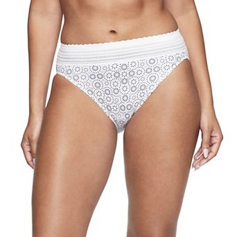 Warners No Pinching, No Problems® Dig-Free Comfort Waist with Lace Microfiber Hi-Cut 5109J