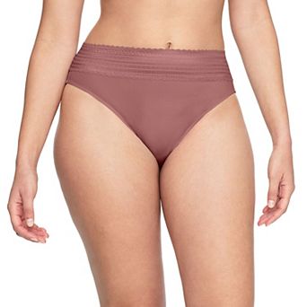 Warners No Pinching, No Problems® Dig-Free Comfort Waist with Lace Microfiber Hi-Cut 5109J