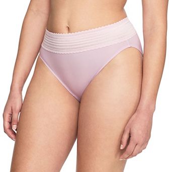Warners No Pinching, No Problems® Dig-Free Comfort Waist with Lace Microfiber Hi-Cut 5109J
