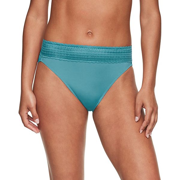 Warners No Pinching, No Problems® Dig-Free Comfort Waist with Lace Microfiber Hi-Cut 5109J