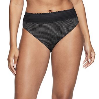 Warners No Pinching, No Problems® Dig-Free Comfort Waist with Lace Microfiber Hi-Cut 5109J