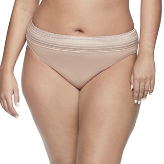 Warners No Pinching, No Problems® Dig-Free Comfort Waist with Lace Microfiber Hi-Cut 5109J