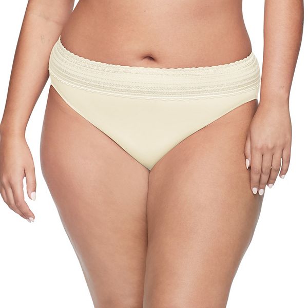 Warner's Women's No Pinching. No Problems. Hi-Cut Brief - 5109 5/S Vanilla