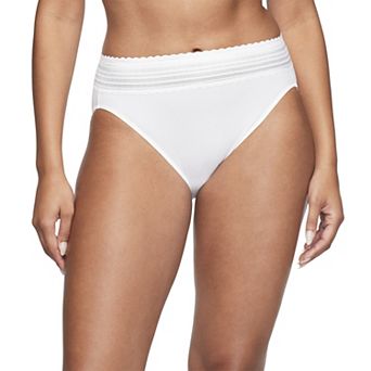 Warners No Pinching, No Problems® Dig-Free Comfort Waist with Lace Microfiber Hi-Cut 5109J