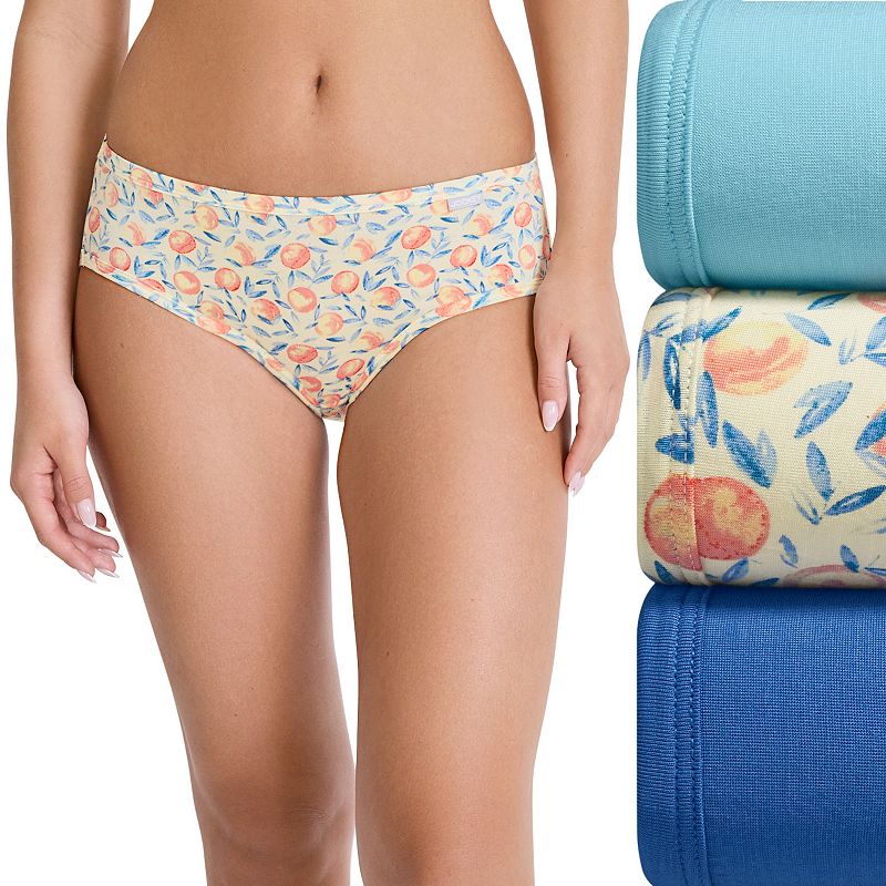 Women's Jockey® Supersoft 3-pk. Bikini Panty Set 2070, Size: 5, Pretty Peaches