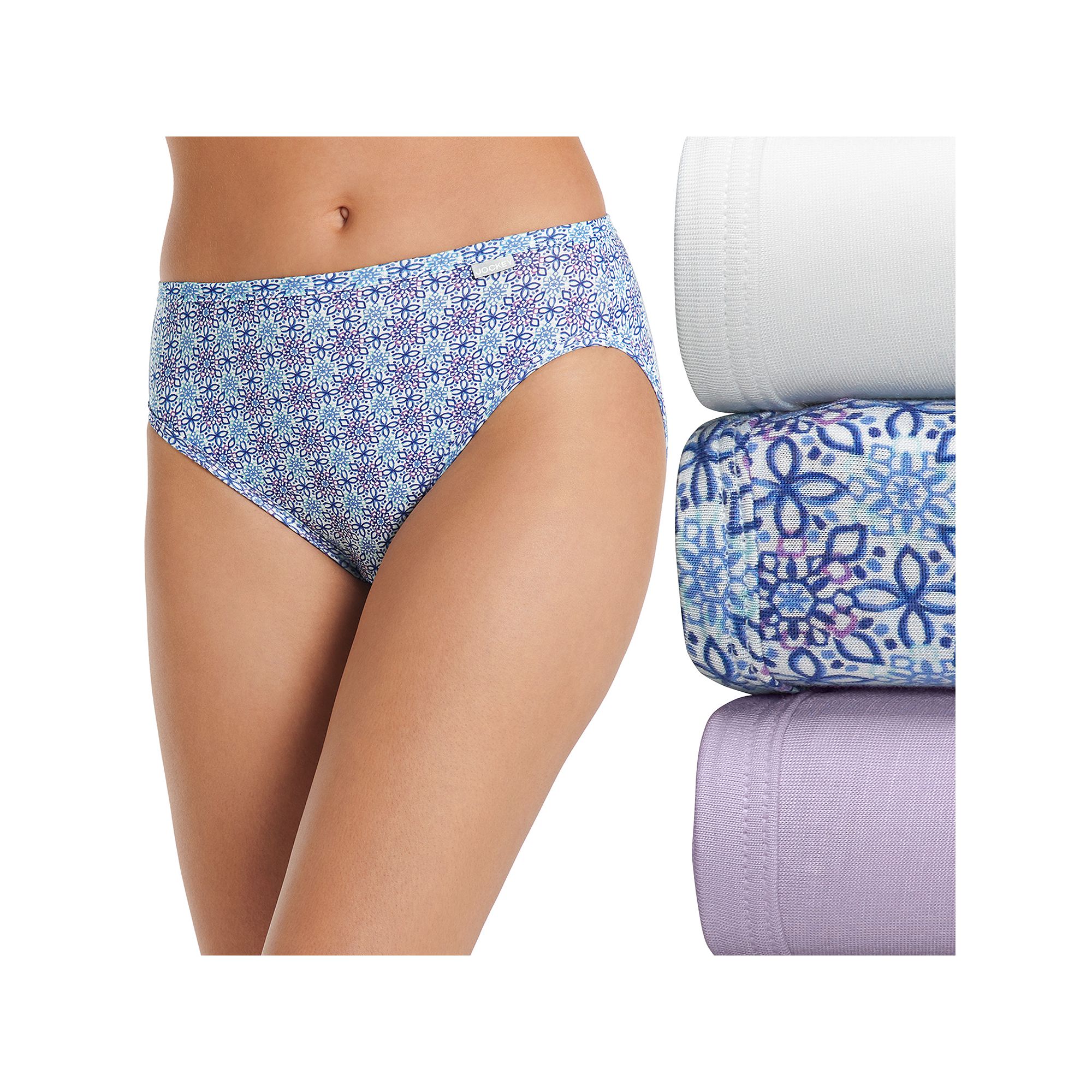 Womens Jockey® 3-pk. Supersoft French Cut Panty Set 2071, Size: 6, Croche