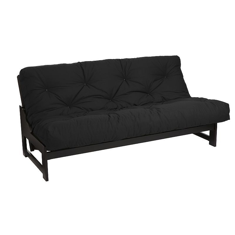 6-in. Futon Mattress, Size: Queen, Black