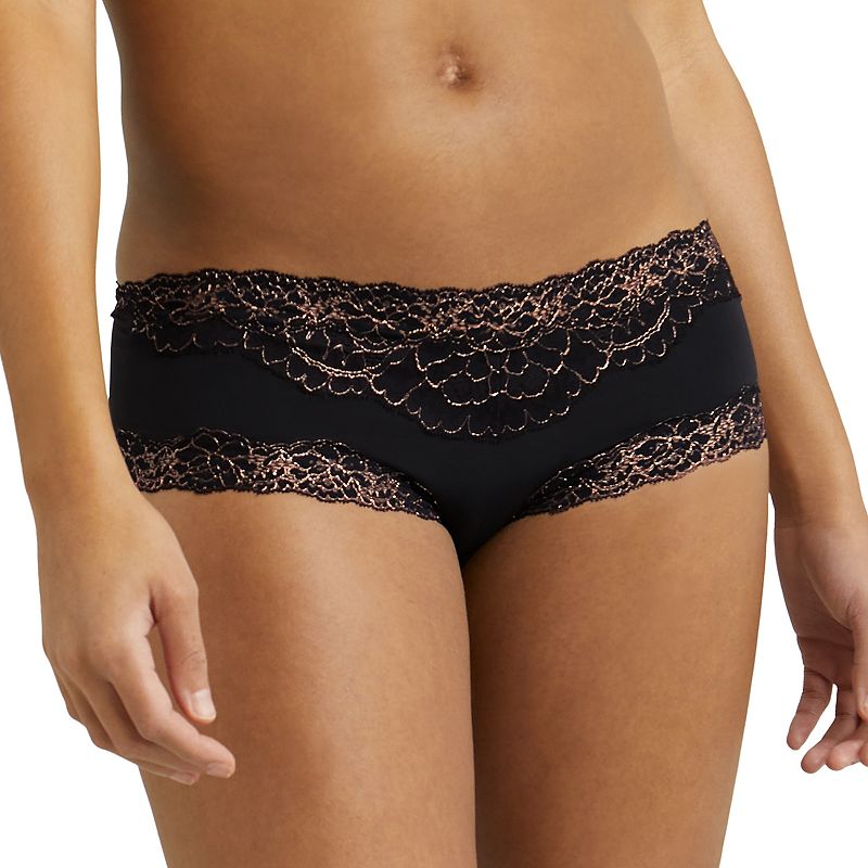 Maidenform Lace Trimmed Cheeky Hipster 40823, Womens, Size: 5, Grey