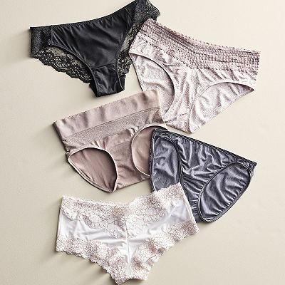 k*c様 MEDI LINGERIE LIKE LACE PANTS Sans Complexe Arum Mid-Rise Lace Brief - Skin - Curvy Bras