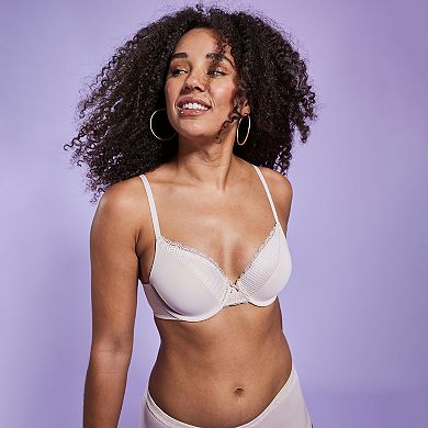 Maidenform Comfort Devotion Full Coverage Lace Trim Bra 9404