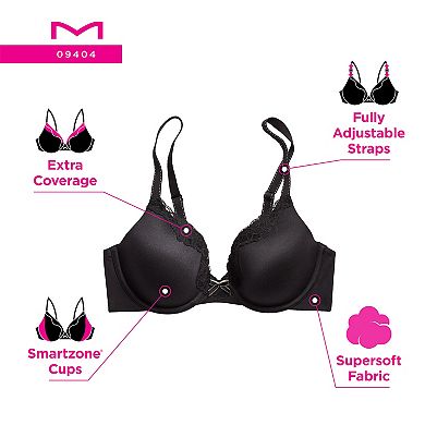 Maidenform Comfort Devotion Full Coverage Lace Trim Bra 9404