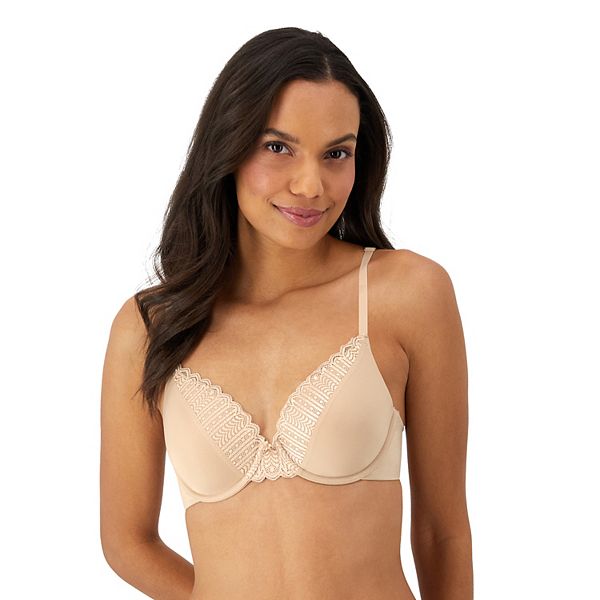 Womens Maidenform® Comfort Devotion® Full Coverage Lace Trim Bra 9404 - Almond Geo (36 C)