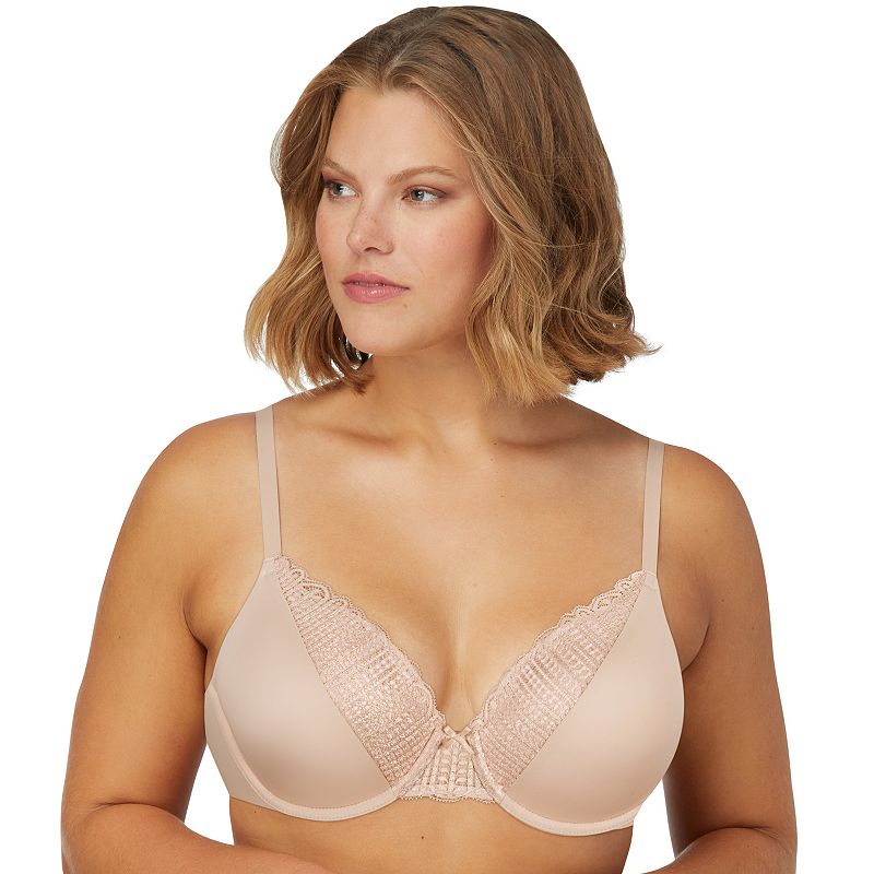 Maidenform Comfort Devotion Full Coverage Lace Trim Bra 9404, Women's, Size: 38 B, Sandshell