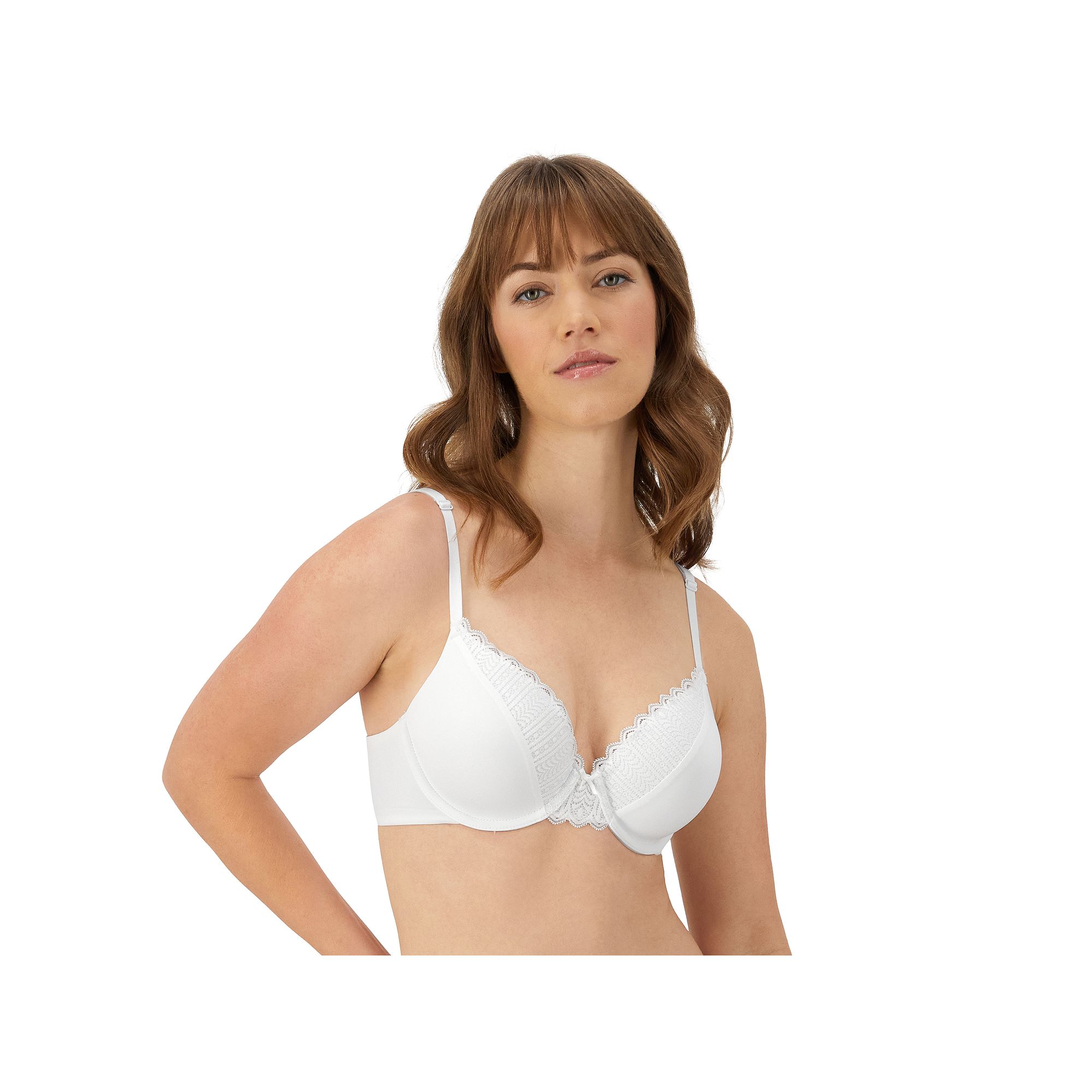 Maidenform Comfort Devotion Full Coverage Lace Trim Bra 9404, Womens, Size