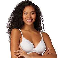 Maidenform Girls' Pullover Padded Comfort Lace Bra - White 36A
